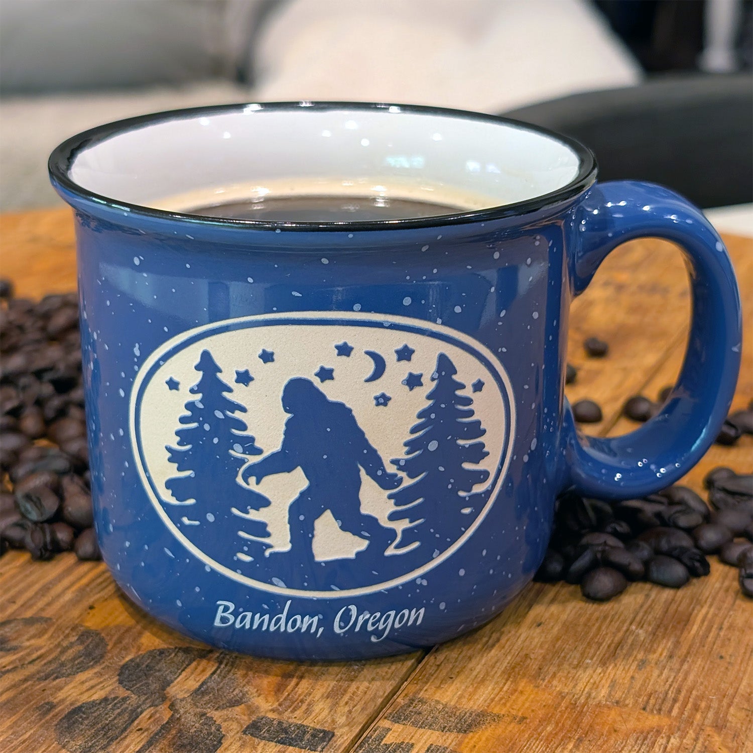 Bigfoot Etched Camp Mug