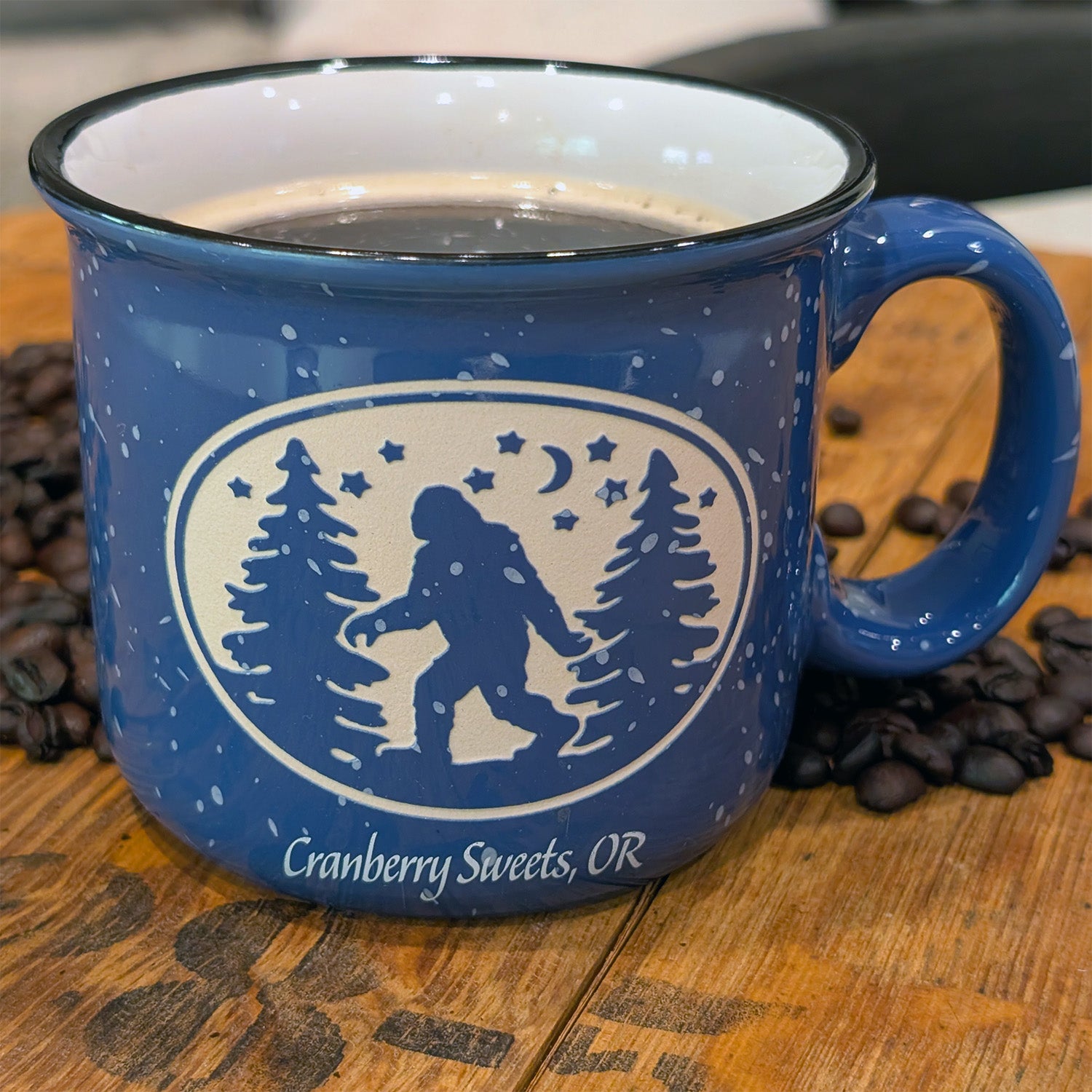 Bigfoot Etched Camp Mug