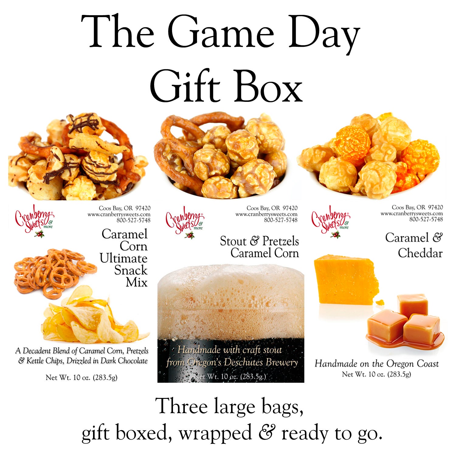 Game Day Popcorn Gift Box 30oz.