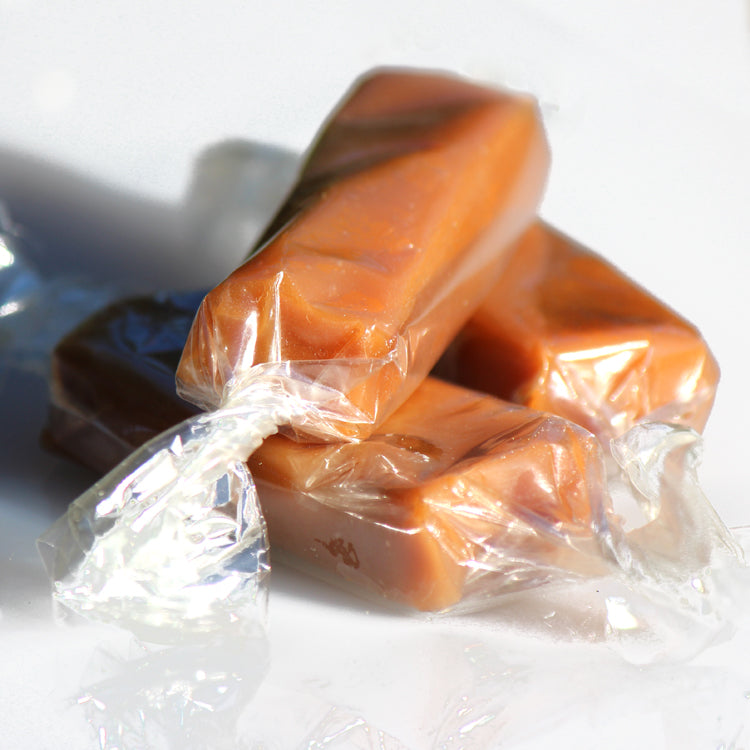 Sea Salt Caramels in Cello - 8oz.