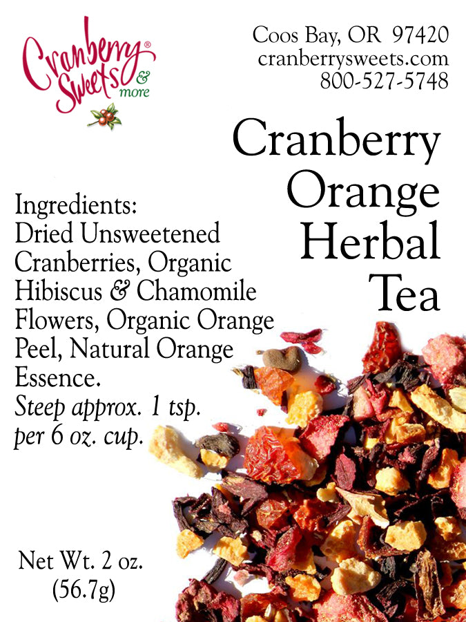 Cranberry Orange Herbal Tea - 2oz.