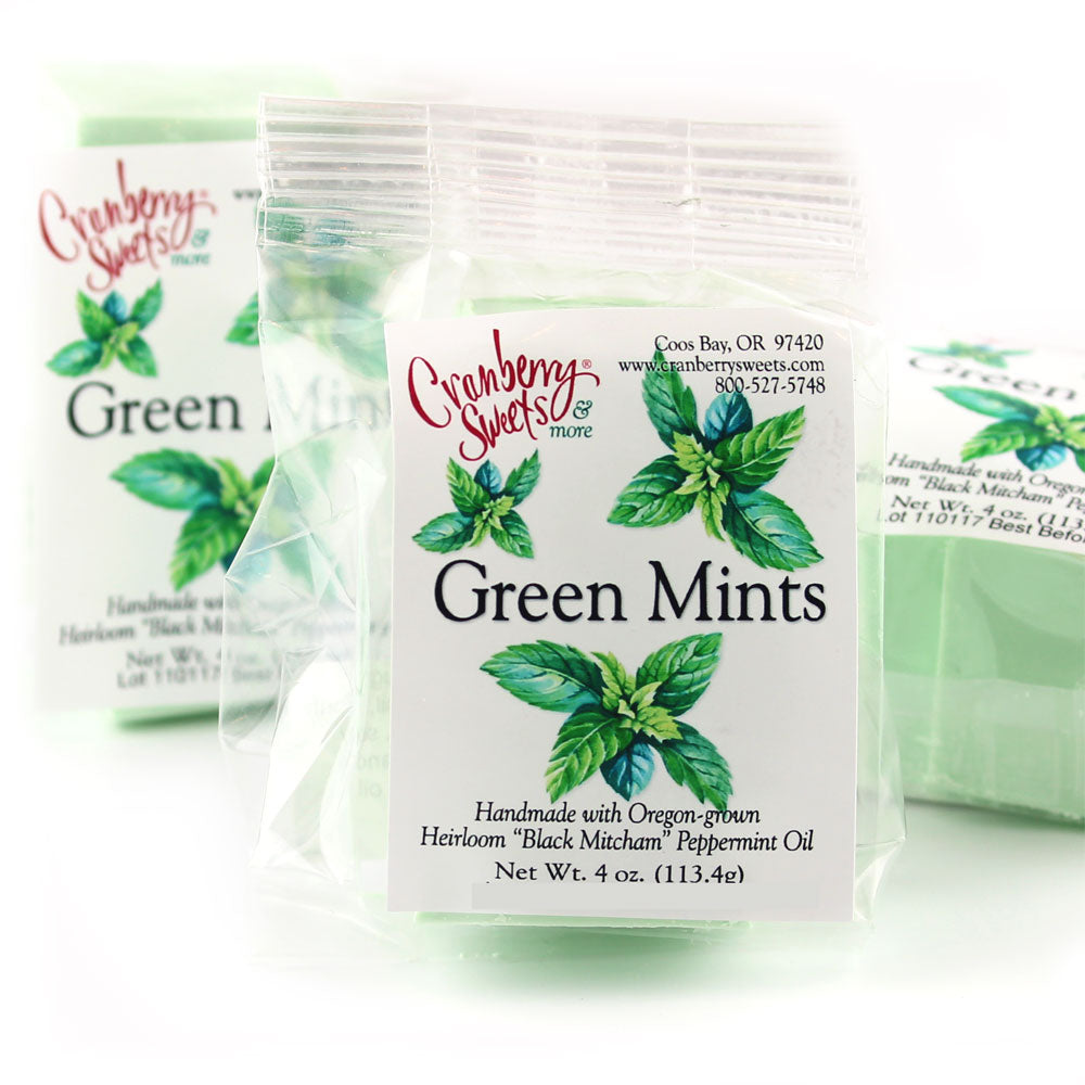 Green Mints 4oz. – Cranberry Sweets & More