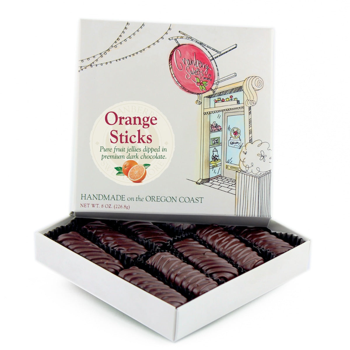 Orange Sticks 8oz. – Cranberry Sweets & More