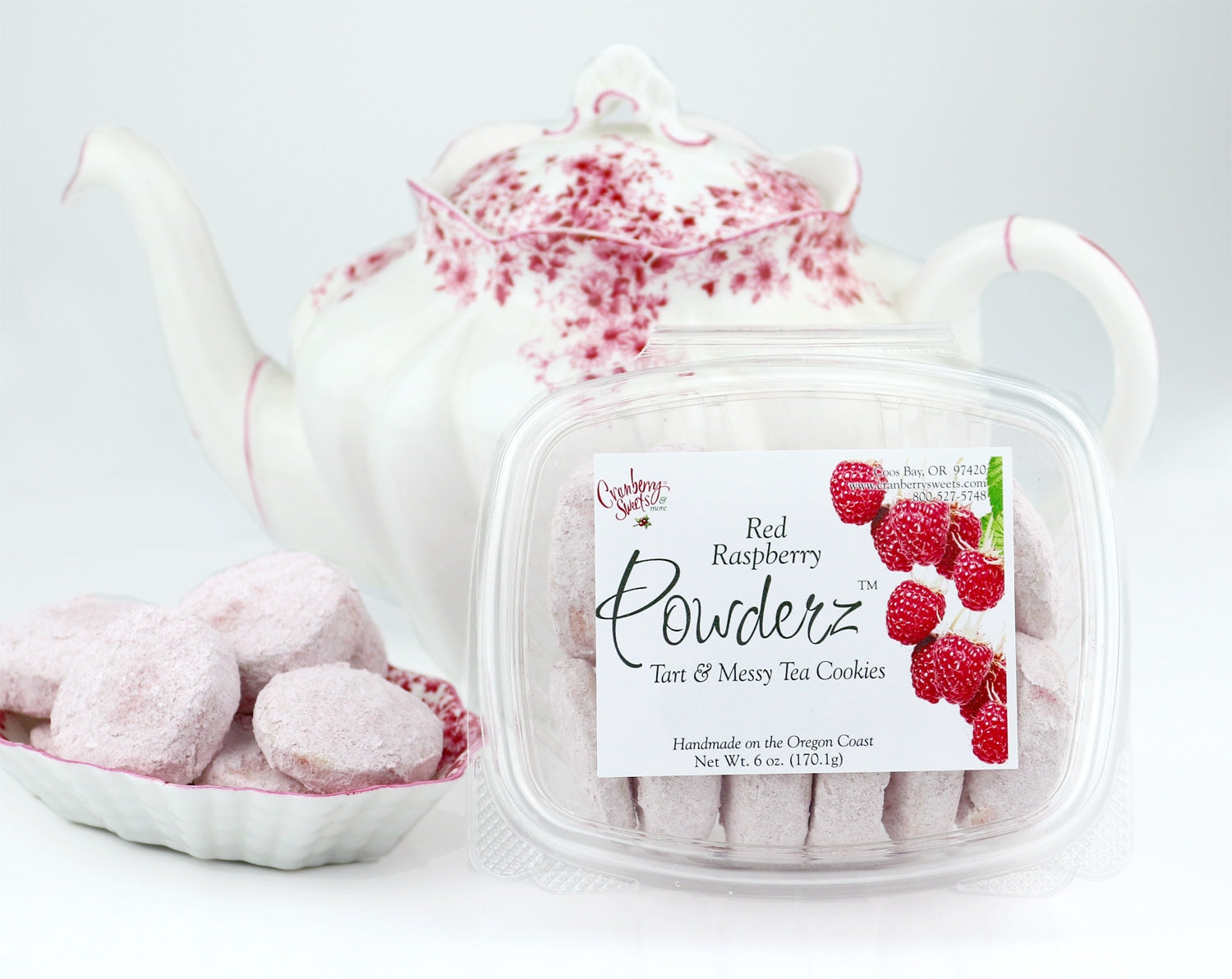 Powderz Raspberry Tea Cookies 6oz.