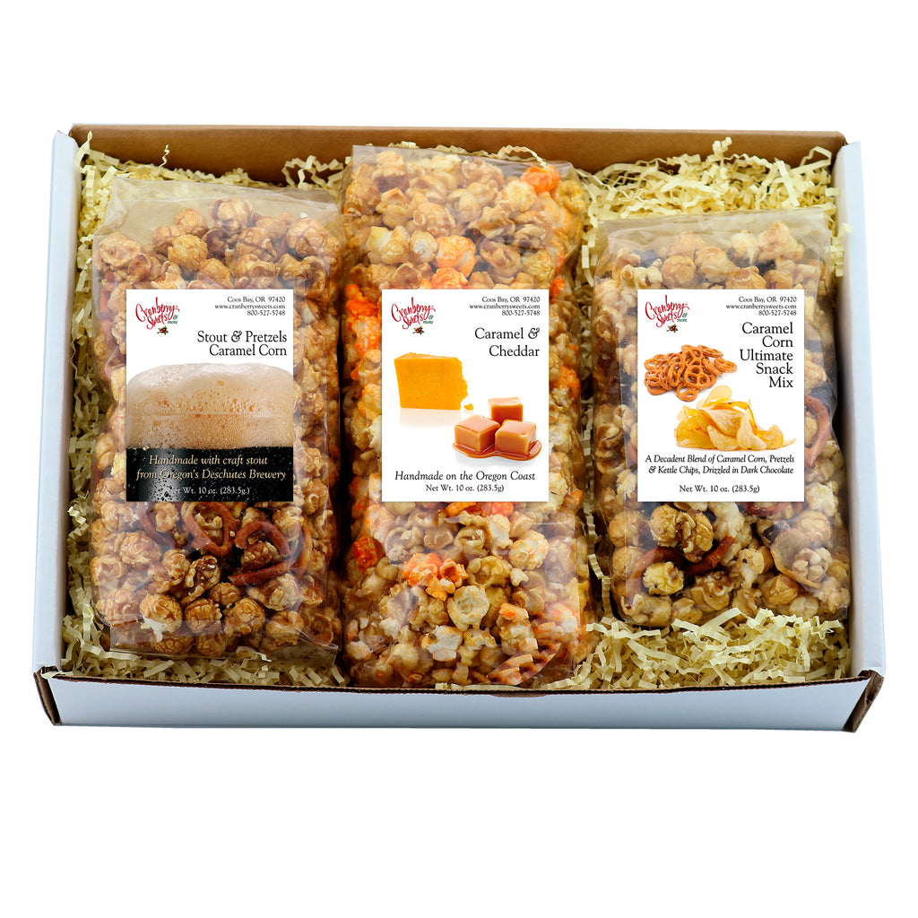 Game Day Popcorn Gift Box 30oz. – Cranberry Sweets & More