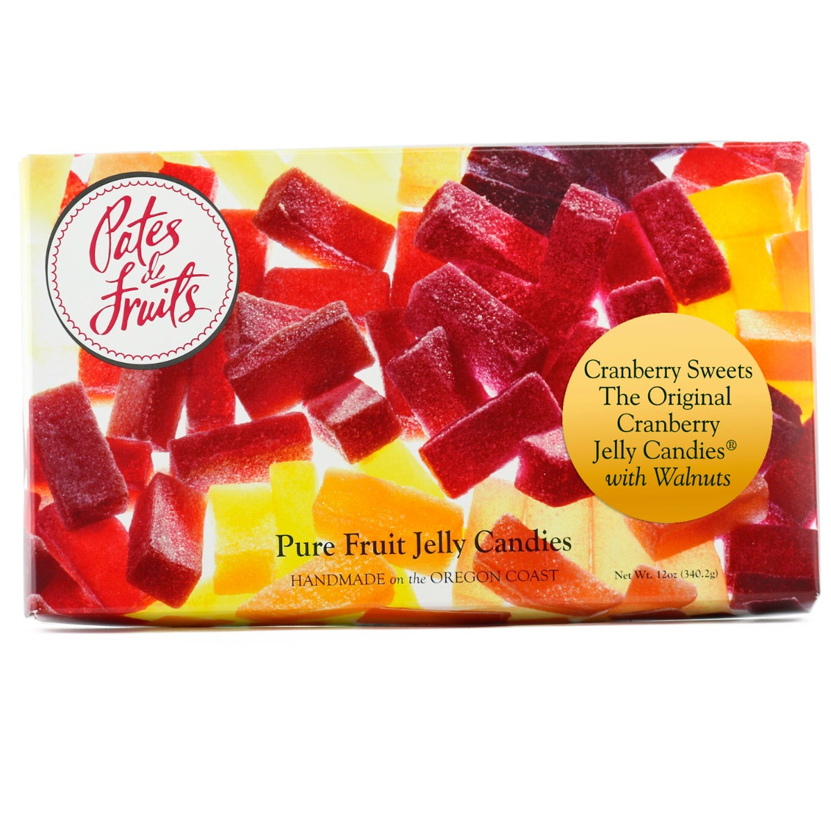Original Cranberry Jelly Candies with Walnuts 12oz.
