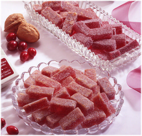 Original Cranberry Jelly Candies with Walnuts 12oz.