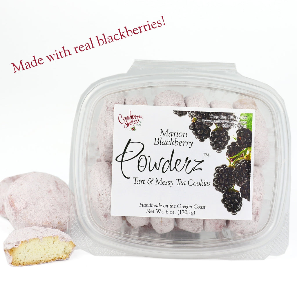 Powderz Marion Blackberry Tea Cookies 6oz. – Cranberry Sweets & More