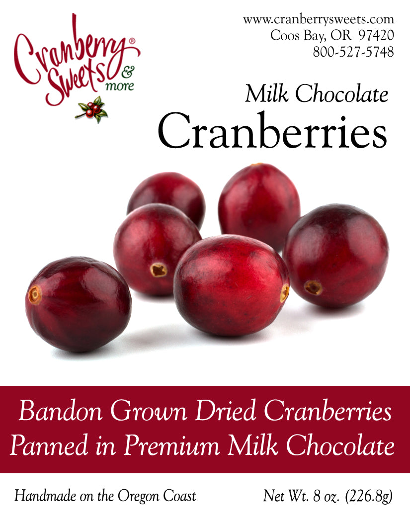 Chocolate Covered Cranberries 8oz.