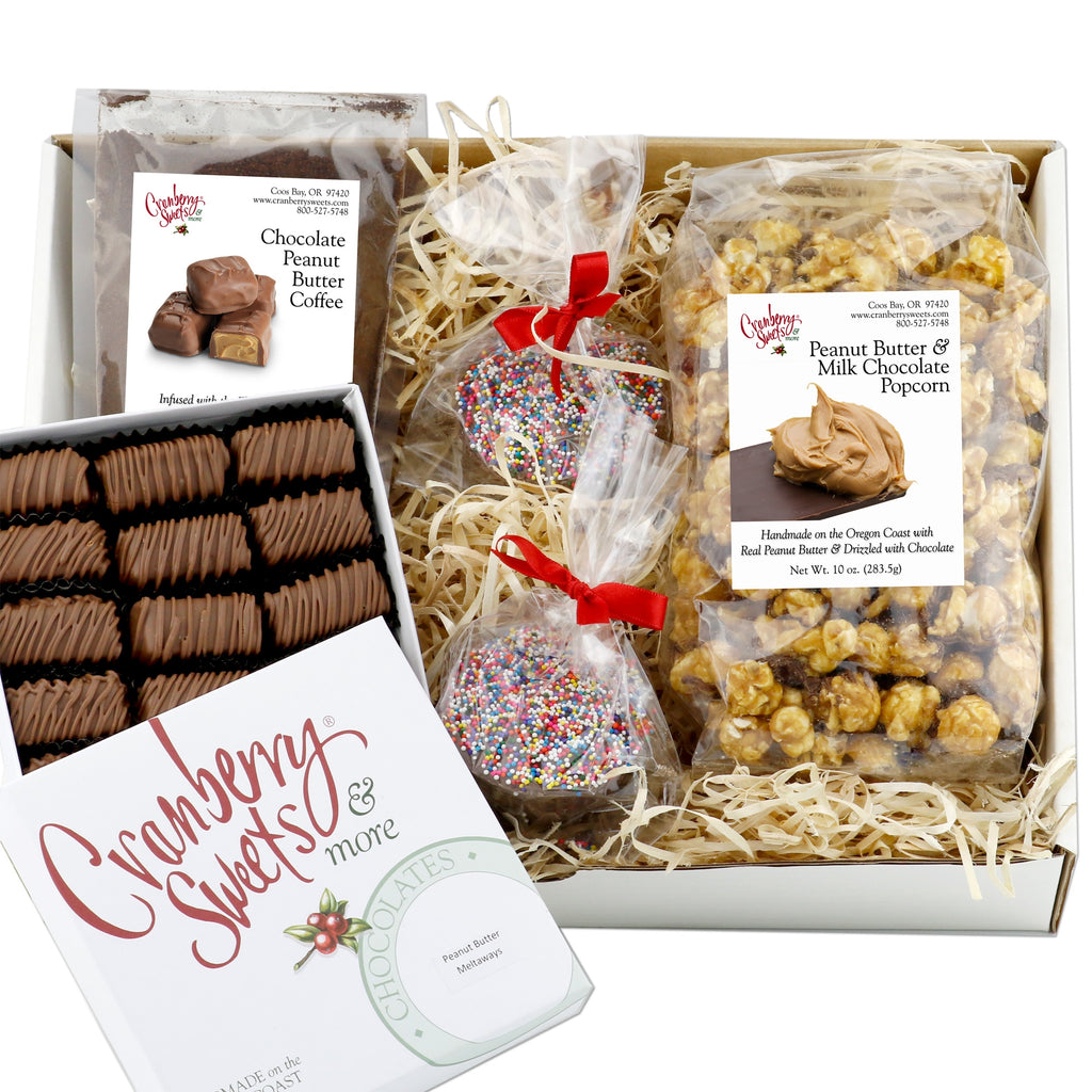 Peanut Butter & Chocolate Lover's Gift Box – Cranberry Sweets & More